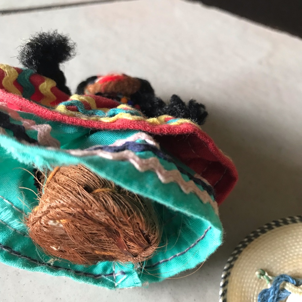 Vintage Seminole Indian palmetto husk doll - Picture 4 of 5
